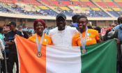 Jeux de la Francophonie : Marie Josée Ta Lou félicite Maboundou Koné, Jessika Gbaï et Arthur Cissé pour leurs médailles glanées