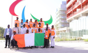 Jeux Paralympiques 2024 : le Ministre Adjé Silas Metch aux côtés des athlètes Ivoiriens