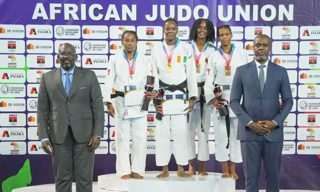 Judo : la Côte d’Ivoire termine 2è à l’Open de Luanda avec 2 médailles d’Or