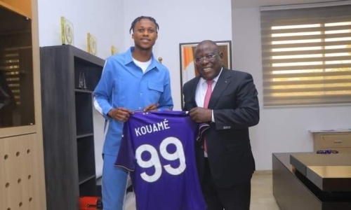 Kouamé Christian reçu en audience par le Maire de Koumassi