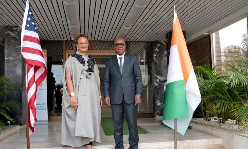 Le Président de la FIF reçoit l'Ambassadeur des Etats-Unis