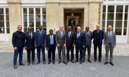 L’équipe dirigeante de la FIF reçue par le Président de la FIFA et Arsène Wenger