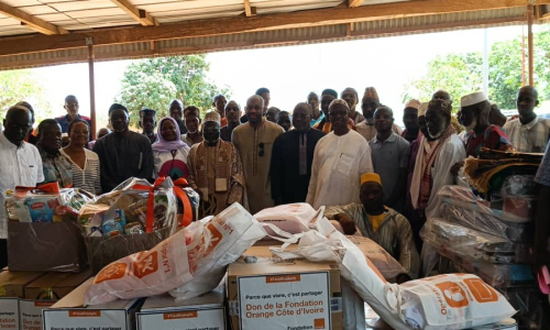 L’un des partenaires de la FIF fait un important don aux communautés religieuses de Bouaké