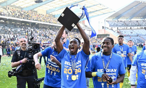 L’Union Saint-Gilloise de Lazare Amani remporte la Coupe de Belgique