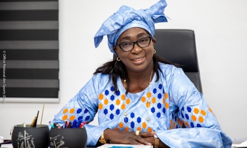 La Directrice de l’ONS se prononce sur la pelouse du stade Alassane Ouattara d’Ebimpé et fait des révélations