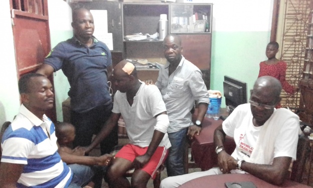 La famille du Taekwondo Ivoirien au chevet de l'infortuné Yeoulou Saturnin