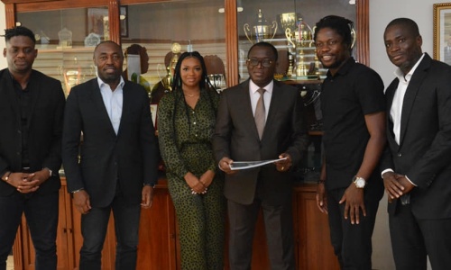 La fondation Franck Kessié porte son projet à la connaissance du Ministre des Sports