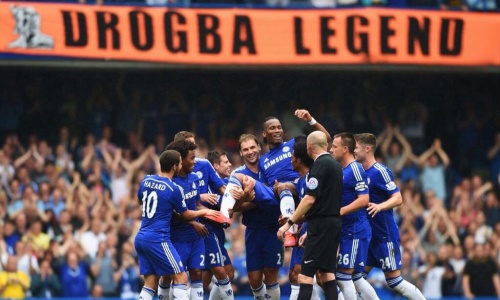 La réaction de Didier Drogba après son entrée dans le Hall Of Fame
