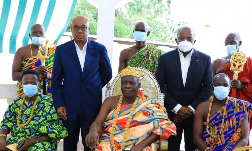 La Team Yacine Idriss Diallo a reçu les bénédictions du Roi de Krindjabo