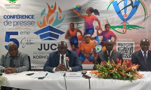 Le Directeur Général de l'OISSU lance un appel dans le cadre de la 5ème édition des Jeux Universitaires de Côte d’Ivoire
