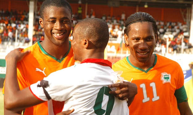 Le duo "Drogba-Eto’o" dans le XI de rêve "un peu trop" offensif de Yaya Touré