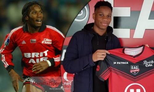 Le fils de Didier Drogba signe à Guingamp, comme son père avant lui!