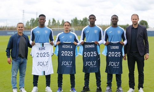Le Havre : premier contrat professionnel pour 4 joueurs dont les Ivoiriens Mohamed Koné et Elysée Logbo