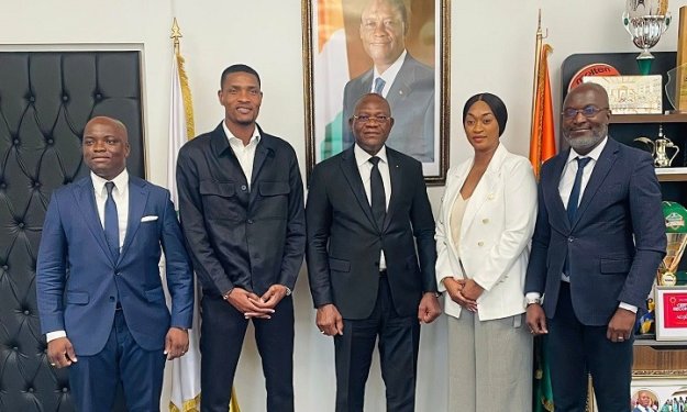 Le Ministre Adjé Silas Metch a accordé une audience à Deli Simon
