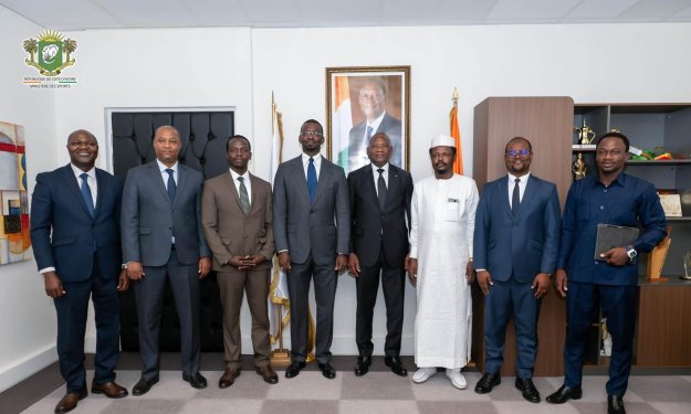 Le Ministre Adjé Silas Metch a reçu son homologue du Tchad