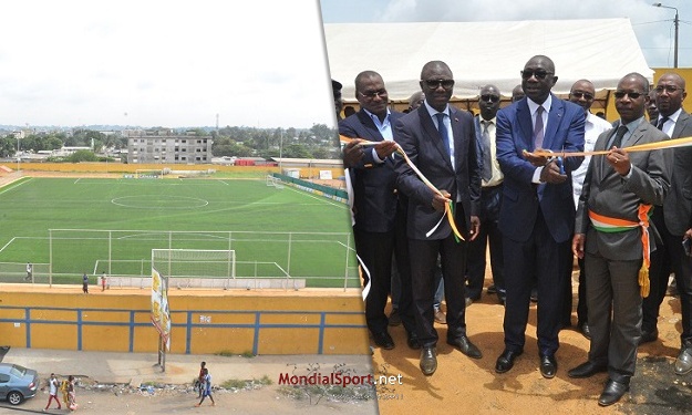 Le Ministre Amichia Inaugure la Pelouse Synthétique du stade Jesse Jackson de Yopougon