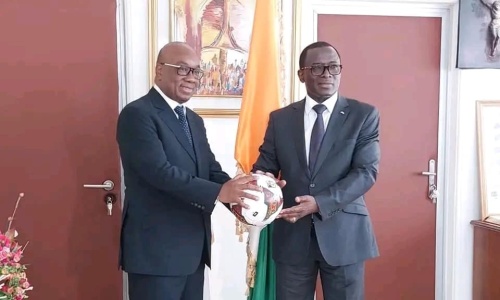 Le nouveau Président de la FIF et son équipe reçus en audience par le Ministre des Sports