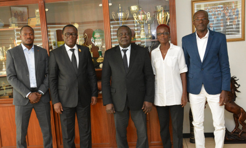 Le patron de l'athlétisme Africain reçu par le Ministre Danho Paulin