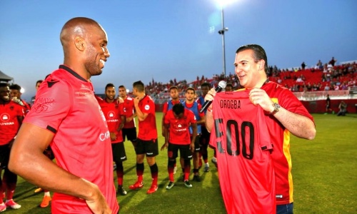 Le Phoenix célèbre le 500è match de Drogba en Championnat tous clubs confondus