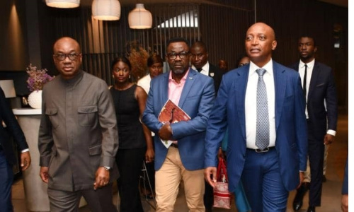 Le Président Motsepe est en Côte d’Ivoire pour la 45è AGO de la CAF