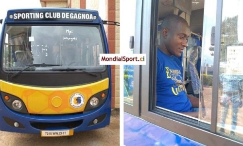 Le Sporting Club de Gagnoa s’offre un car flambant neuf