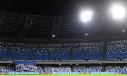 Le stade San Paolo de Naples officiellement rebaptisé au nom de Diego Armando Maradona