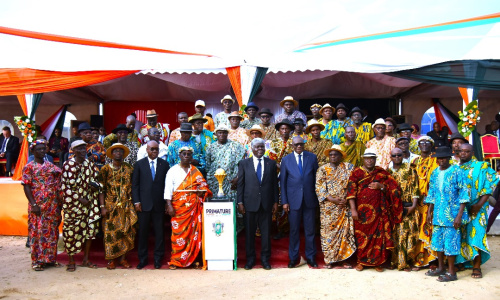 Le trophée de la CAN présenté aux populations d’Ebimpé