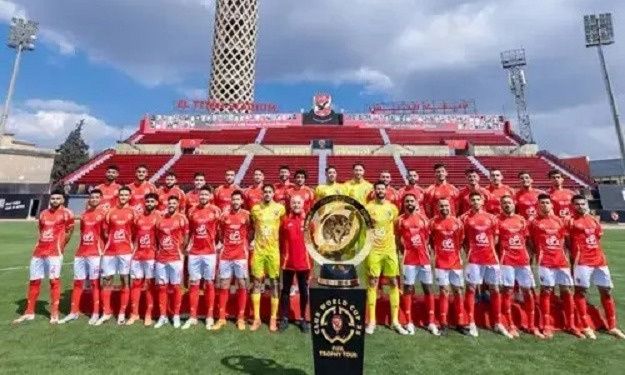 Le trophée de la Coupe du monde des clubs a fait escale en Egypte