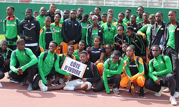 Les Athlètes ivoiriens de retour de Niamey avec 14 Médailles
