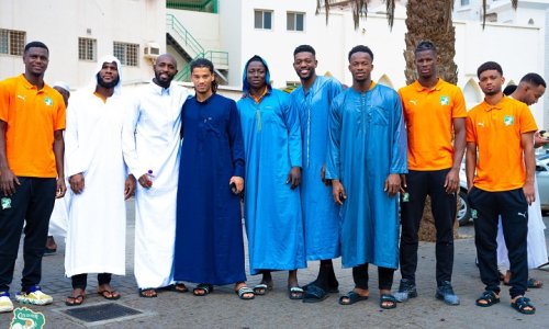 Les Eléphants ont pris part à la prière du vendredi en Terre Sainte