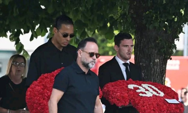 Les images des obsèques de Diogo Jota et son frère André Silva
