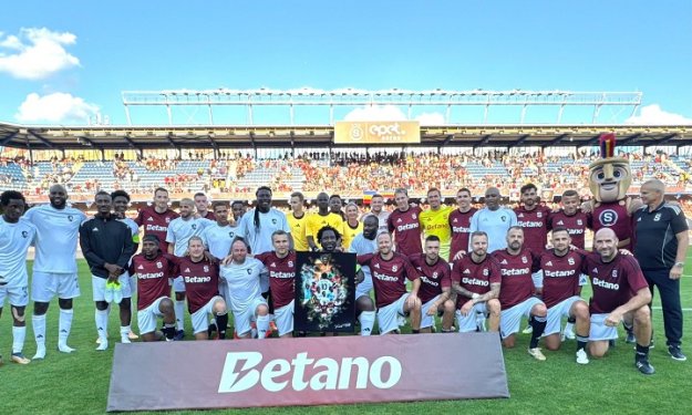 Les mots forts de Bony Wilfried après son jubilé à Prague