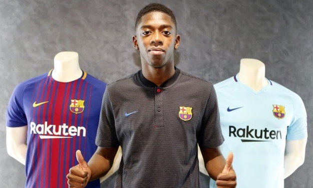 Les premiers mots d'Ousmane Dembélé à son arrivée au Barça