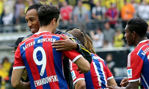 Lewandowski : "La compétition avec Pierre-Emerick Aubameyang a été exceptionnelle"