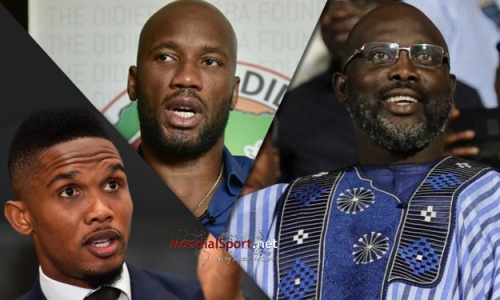 Liberia : Samuel Eto’o et Didier Drogba invités de George Weah à son investiture