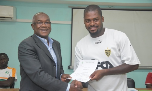 Licence C-CAF 2019-2020 : N'Dri Koffi Romaric, Major de sa Promotion