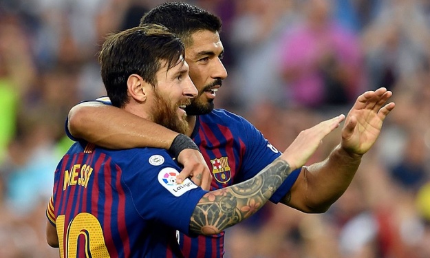 Liga (J28) : Retour en images sur le triplé de Messi et le chef-d’œuvre de Suarez