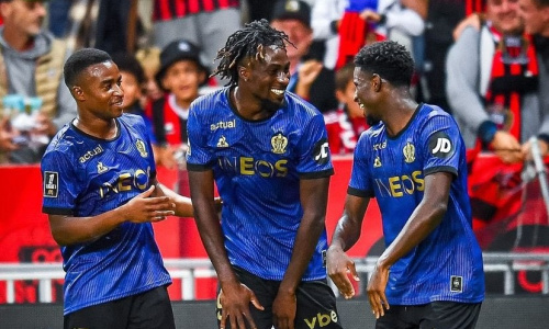 Ligue 1 : auteur d'un but et une passe décisive, Evann Guessand participe au large succès de Nice face à l’AS Saint-Etienne