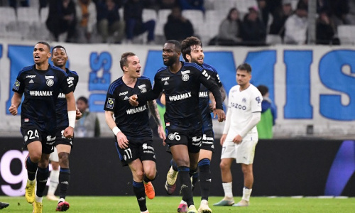 Ligue 1 : grâce à un doublé de Jean-Eudes Aholou, Strasbourg ramène le point du nul du Vélodrome