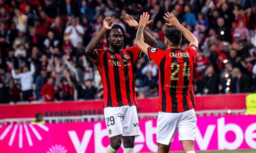 Ligue 1 : grâce à un Evann Guessand doublement décisif, Nice écrase Brest et décroche une place pour les barrages de la C1