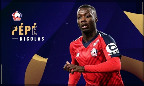 Ligue 1 : Nicolas Pépé élu meilleur joueur pour la 2è fois de la saison