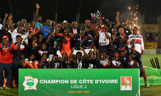 Ligue 2 : le Stade d’Abidjan remporte le Championnat aux dépens de l’AS Denguélé