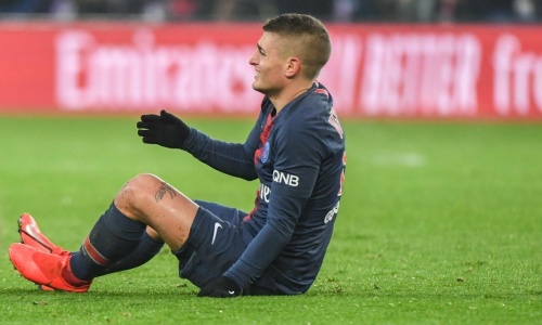 LDC : Verratti (PSG) se blesse à une semaine du choc contre l'Atalanta