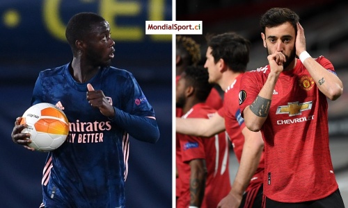 Ligue Europa (1/2) : Pépé maintient Arsenal dans le coup ; United pose un pied et trois orteils en finale