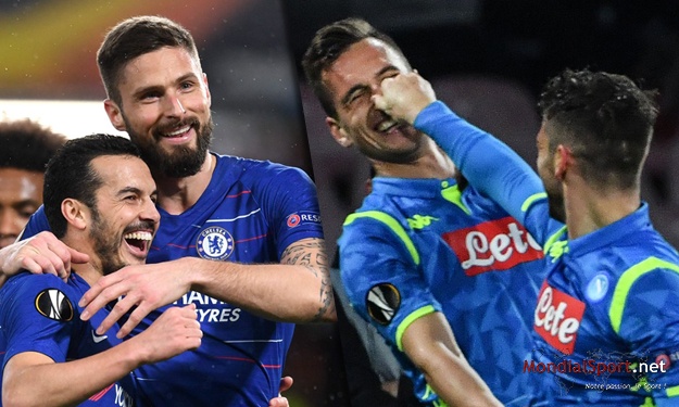 Ligue Europa (8ès Aller) : Chelsea et Naples prennent une option sur la qualification