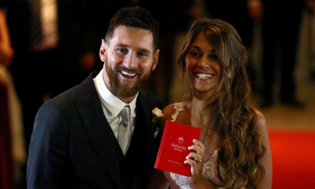 Lionel Messi et Antonella Roccuzzo se sont dit "OUI"