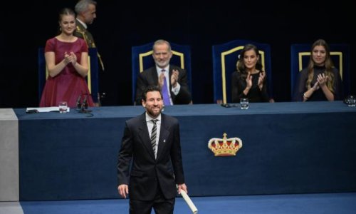 Lionel Messi remporte un prix en Espagne