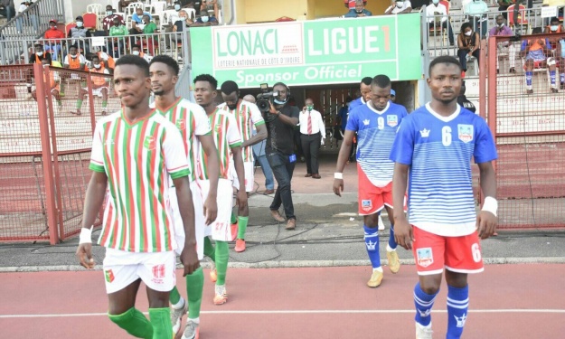 LONACI Ligue 1 (13è J) : Match de la peur entre l'Africa et Bassam ; le Racing doit battre Bouaké pour continuer à y croire (programme)