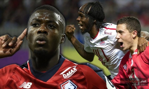LOSC : Nicolas Pépé plus fort que Gervinho et Eden Hazard
