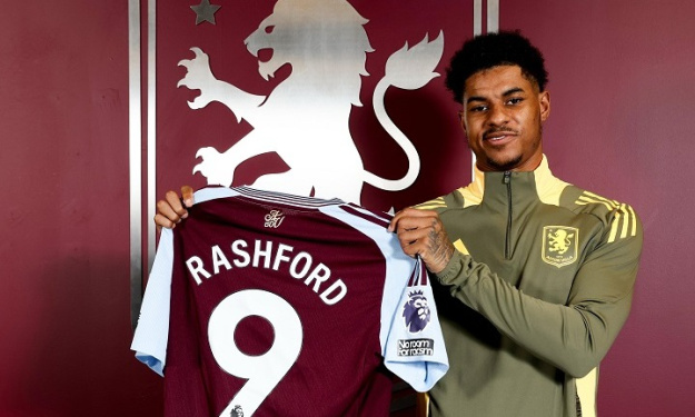 Marcus Rashford file à Aston Villa